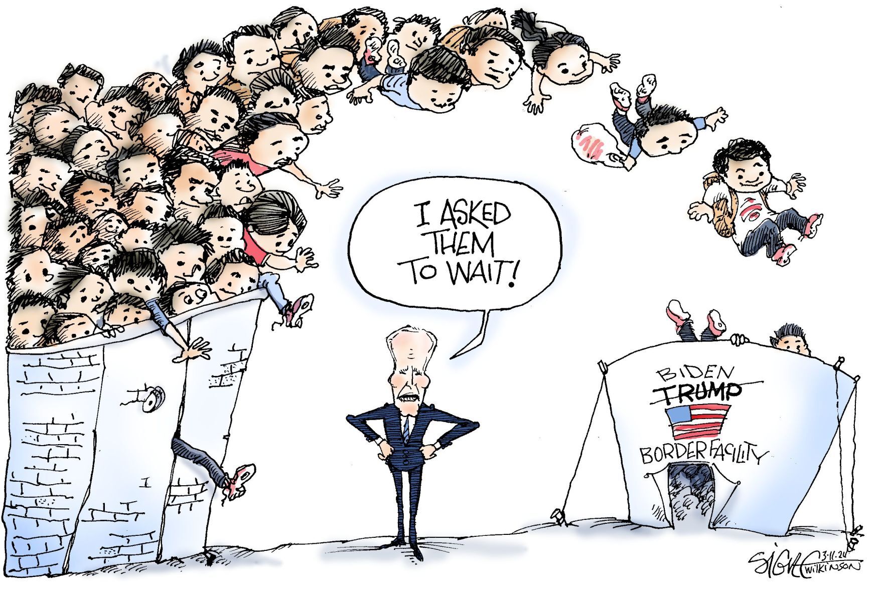 Signe Wilkinson cartoon